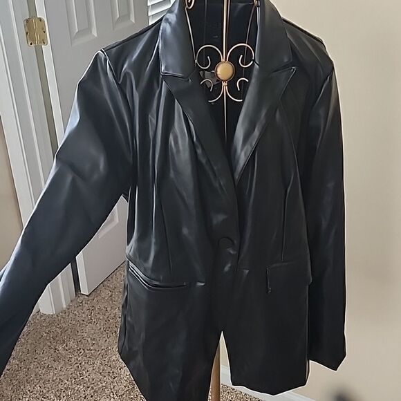 Laundry Shelli Segal Lightweight Jacket Size L Dressy Buttery Soft - Picture 3 of 11